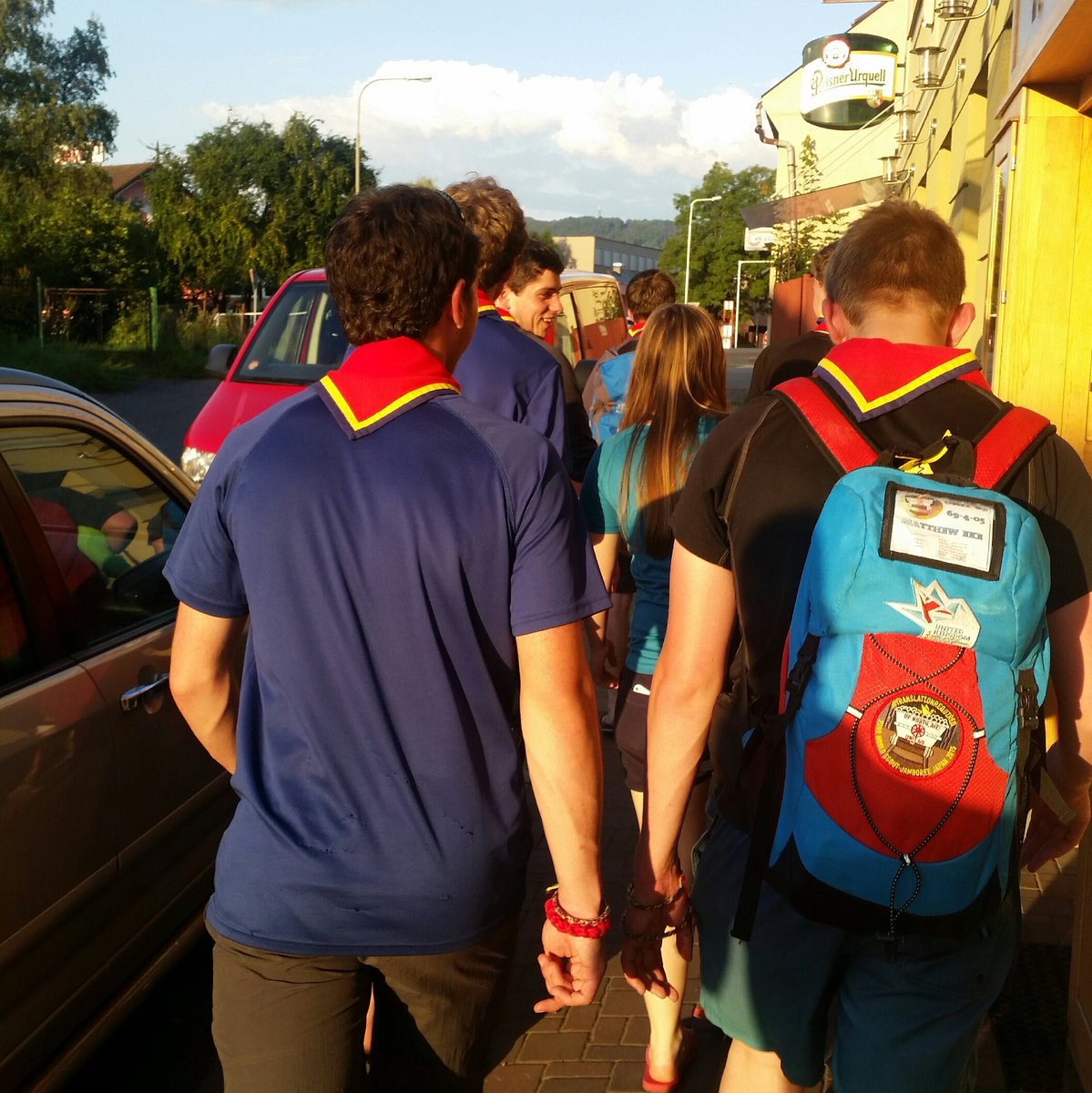 scouting_dan's tweet image. Ceta arrived into Decin last night, so we went for a splash around together at the Aqua Park #nseb16