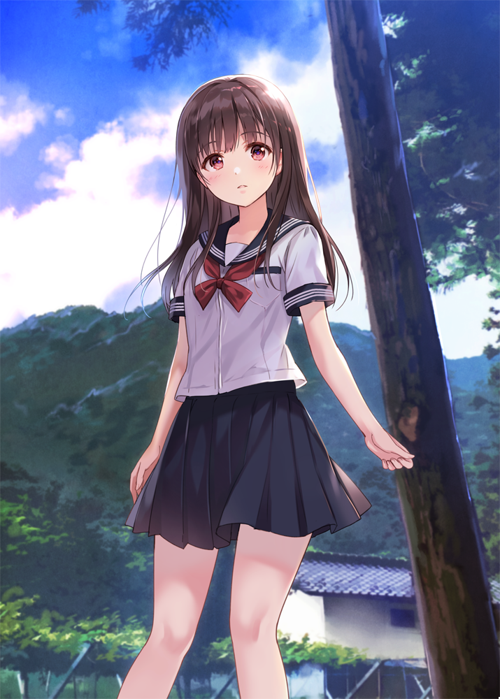 تويتر フカヒレ على تويتر 創作本出せそうな気配なので表紙絵を ２人の女の子が夏っぽい服を着たり髪型をアレンジしたりする本です T Co Vho53jtgdj