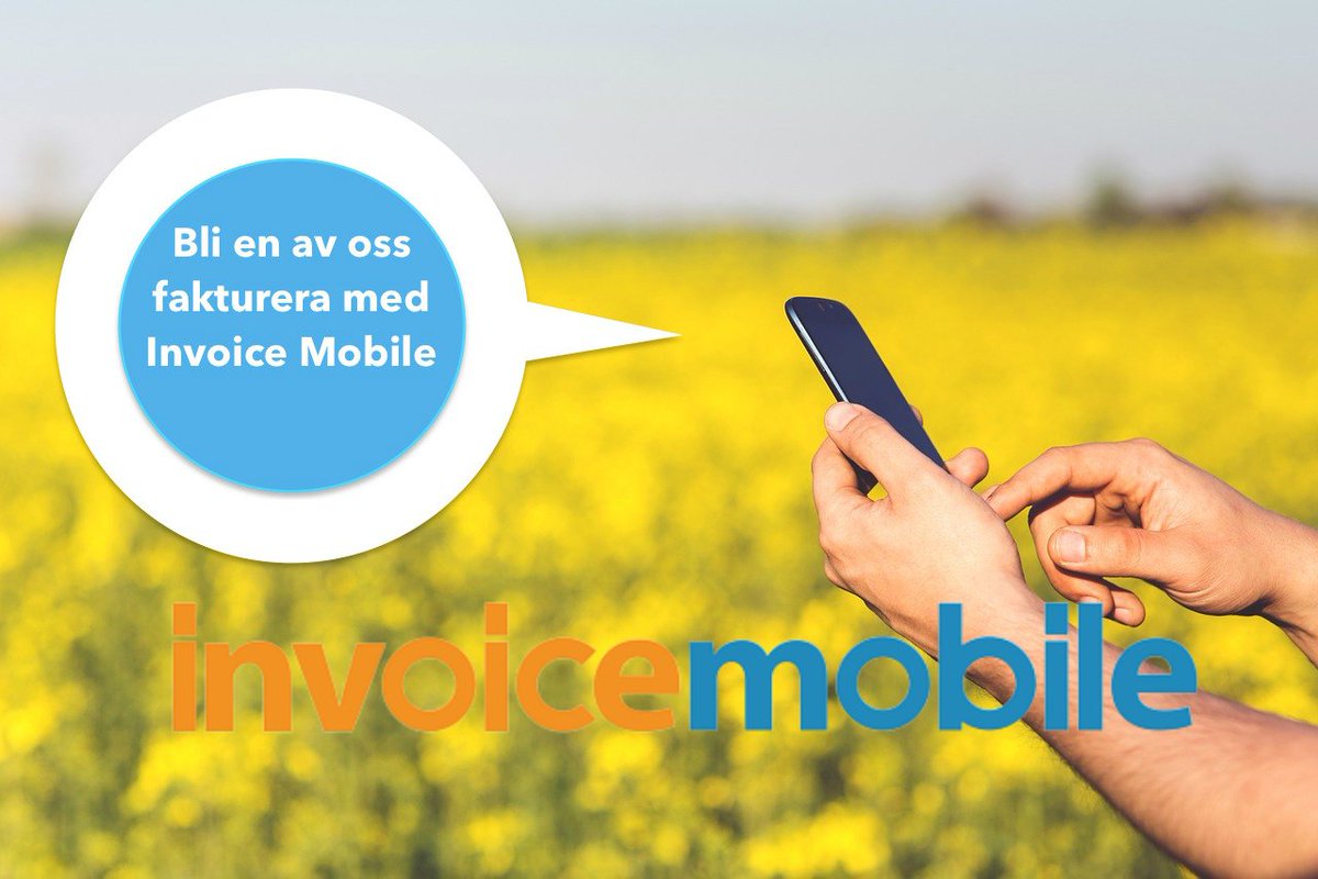InvoiceMobile's tweet image. Fakturera smartare med oss! #fakturera #företag #iosapps #avtal #lagersaldo