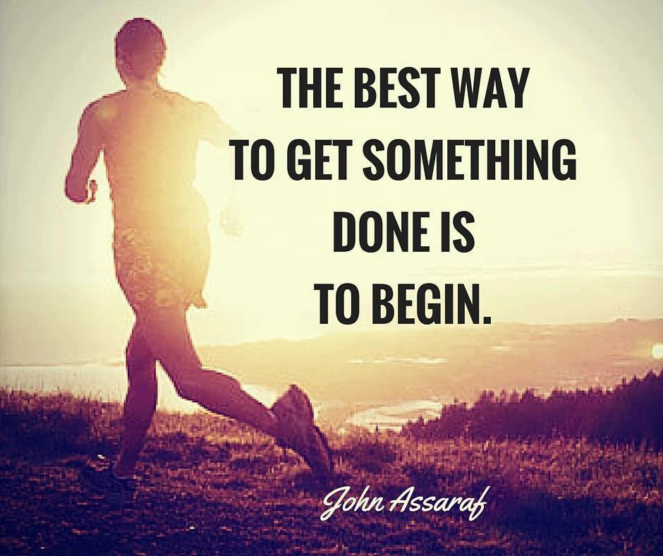 Just take the first step! 👊🏼

Repost johnassaraf