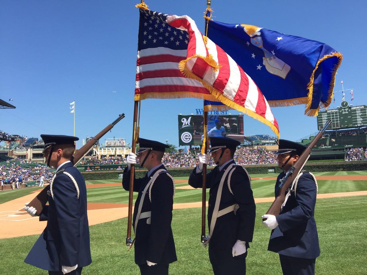 Cubs's tweet photo. Play ball! https://t.co/arXt74kPRU #LetsGo https://t.co/yV3Q7pG5VW