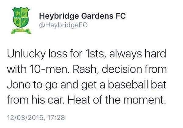 Sunday League Footy tweet media