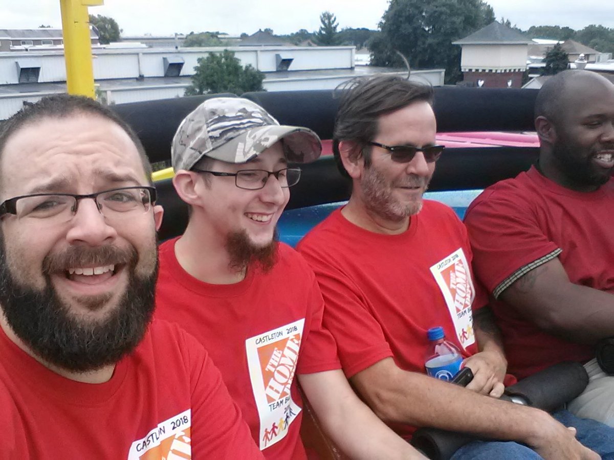 BWendelTHD's tweet photo. DH team-building at the State Fair today! @hdCastleton #THD2018TB #RedTeam4Life https://t.co/pgb58WTuc6