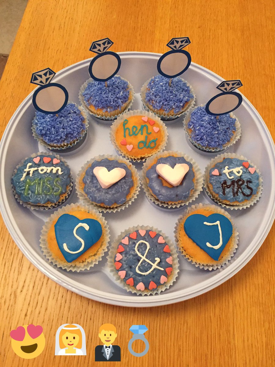 nchuard's tweet photo. Put a ring on it #blue #hendo #cupcakes #love #engaged https://t.co/MqFfvNbmqn