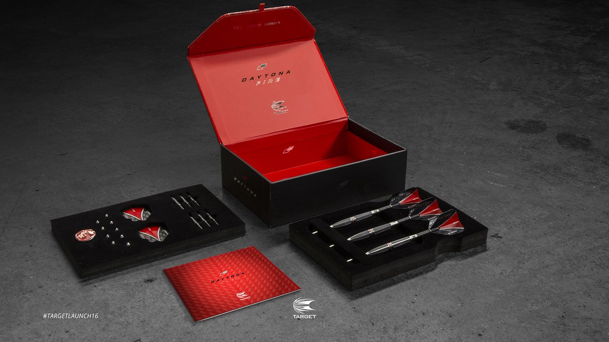 TargetDarts's tweet photo. Right... you know how on our Facebook page, we're gonna make someone the first ever owner of the #DaytonaFire darts? https://t.co/K8AGQSgs6J