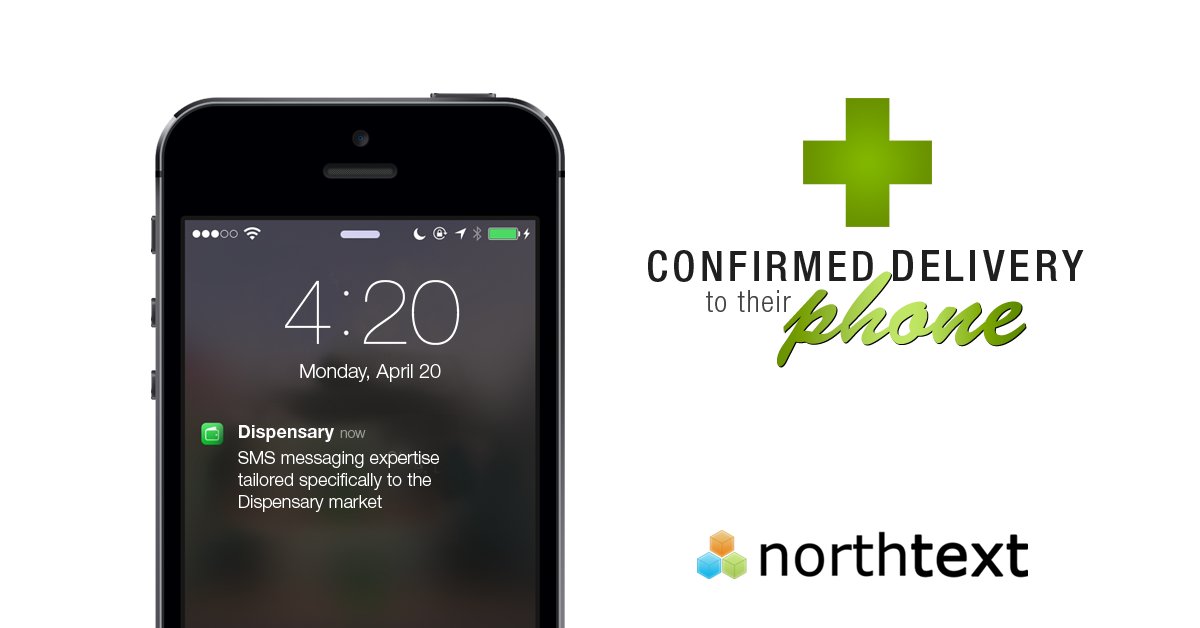 northtext's tweet image. Target your #patients with text messages tailored specifically for your #cannabis business bit.ly/2bvCzd6