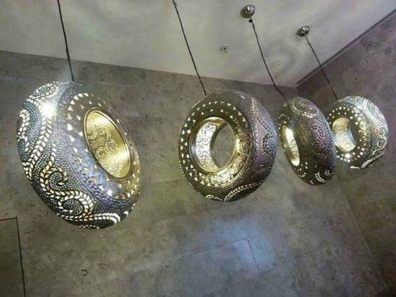 Troc_com's tweet photo. Des pneus pour illuminer votre salon : qui l’eût cru ! #diy #recup https://t.co/yxsBRAdr5j