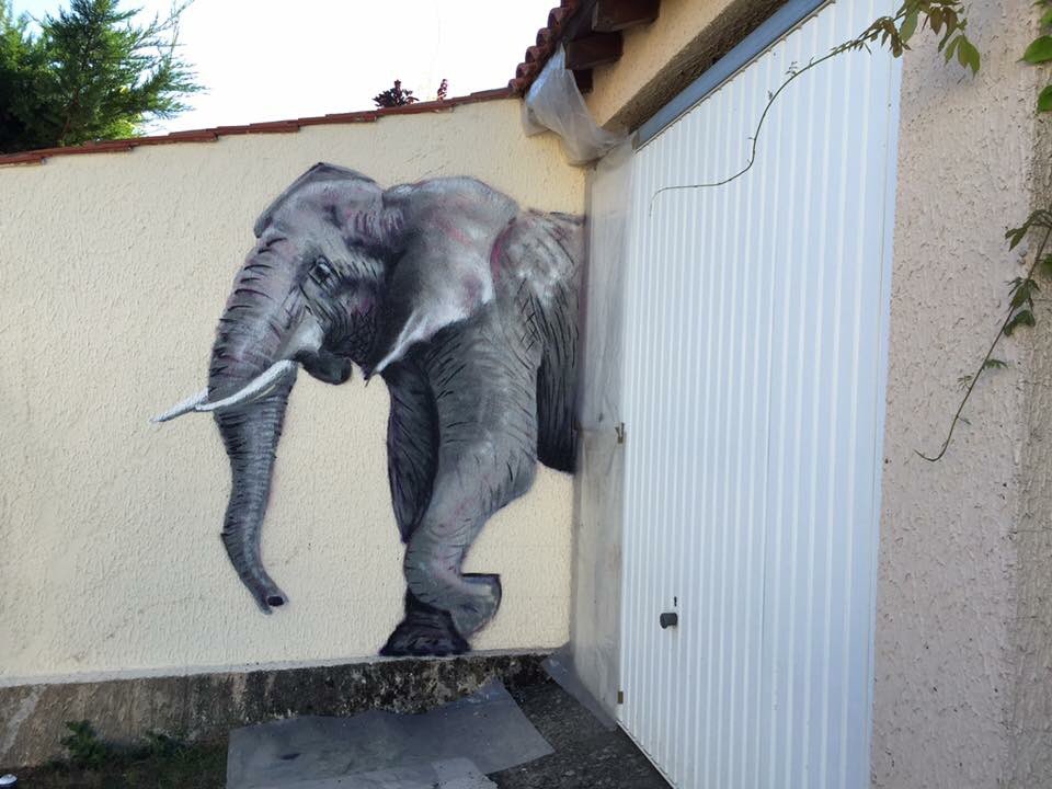 GinoAlpa's tweet photo. 🐘 by Romain Minotti ❗️ #graffiti #streetart #character #elephart🐘 https://t.co/Pl9EWjD9kv