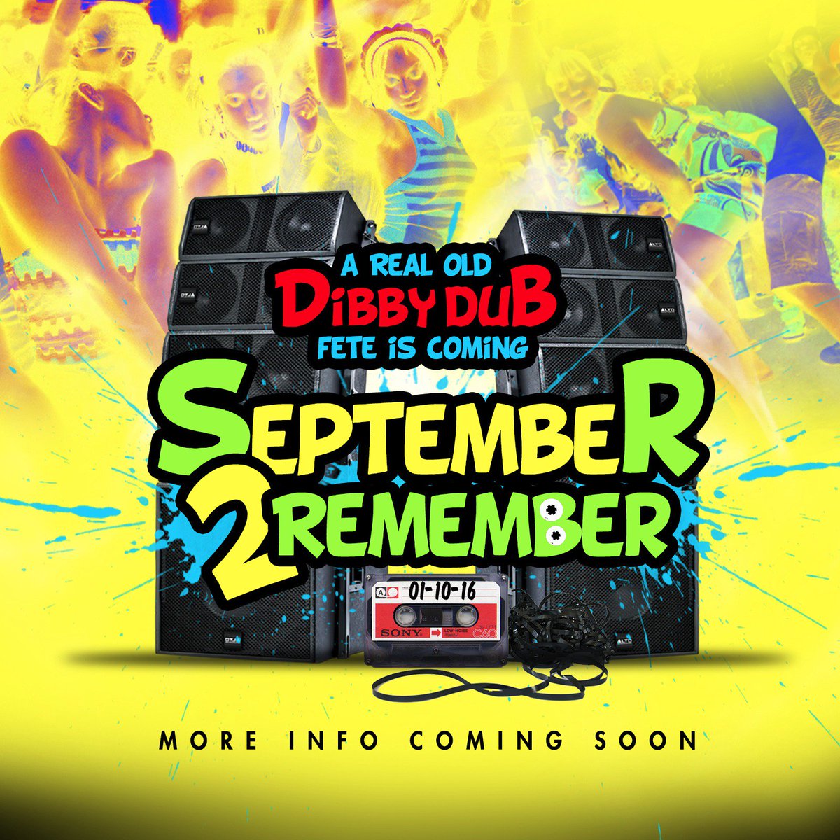 Ahhhhhhhh a real old dibby dub party coming !!!!! #attitudemovement #september2remember