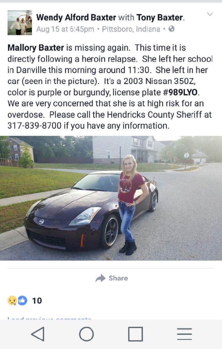 chloeeegaines's tweet photo. Although I was never close with her, this is extremely important. I hope she is found &amp; is okay. https://t.co/tNFx5idFzC