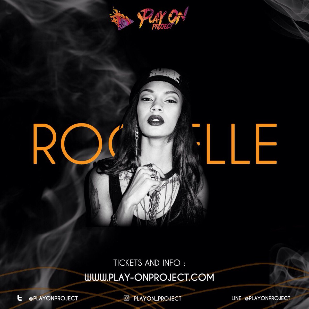 It's confirmed!Please welcome Rochelle to the line up! Better be ready for it because te show's gonna be lit🔥🔥🔥