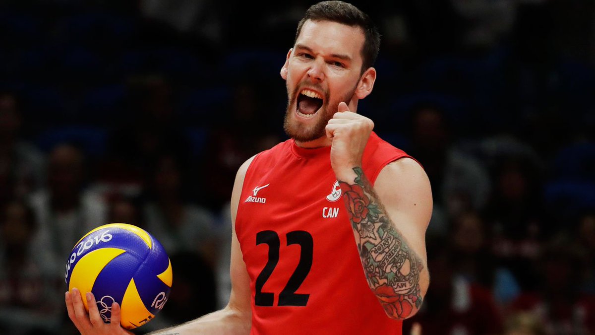 TeamCanada's tweet photo. .@VBallCanada dreaming big after Italy upset and quarterfinal spot: https://t.co/C6Y5No0V7J

#TeamCanada #Rio2016 https://t.co/KJE3fafe30