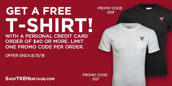 Stock up on TKE apparel with this great deal!