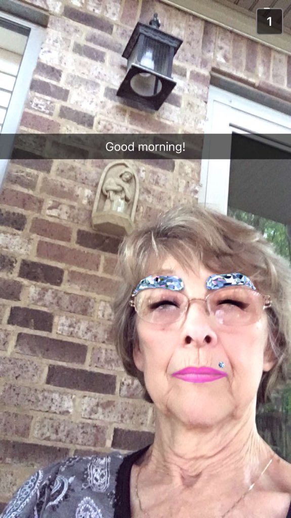 Old__Yella's tweet photo. Woke up this morning to find out my grandmother has snapchat.. https://t.co/vKLfeYTaPp