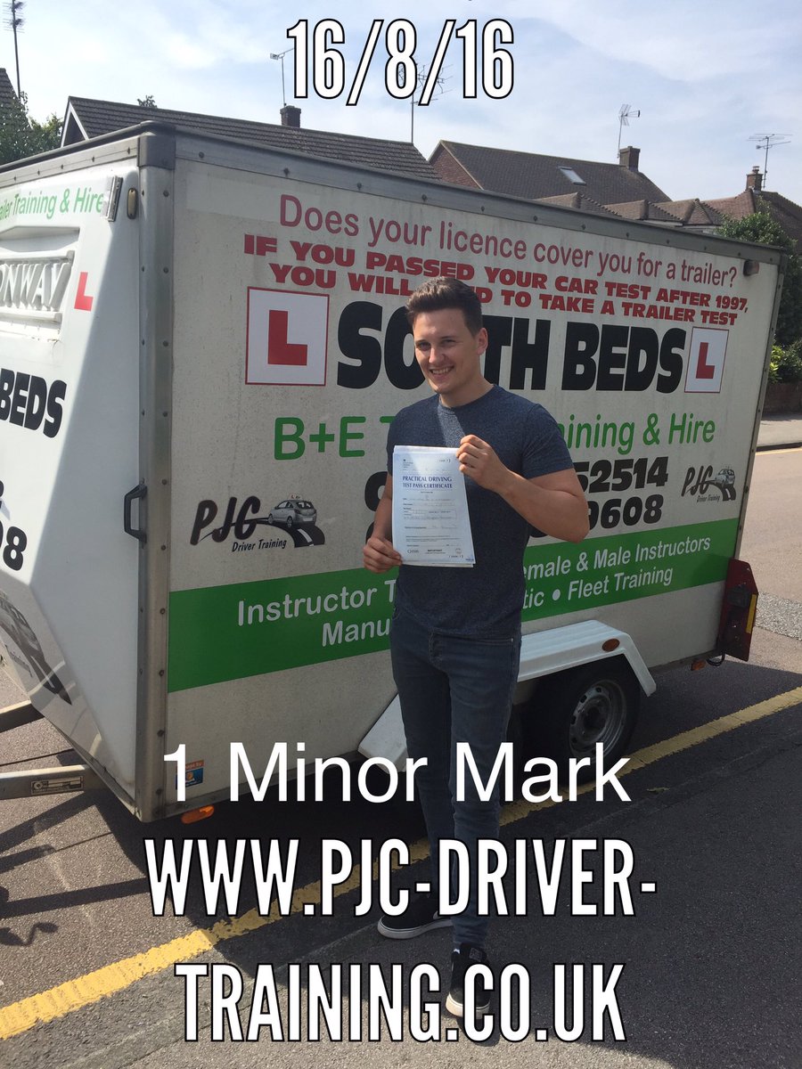 Well done Chris on passing his B&amp;E test today. Wish you well from all at SBPJC <a href="/DLDD2009/">DLDD</a> <a href="/AboutDunstable/">Love Dunstable</a> <a href="/steveafc1/">Steven Spicer</a>