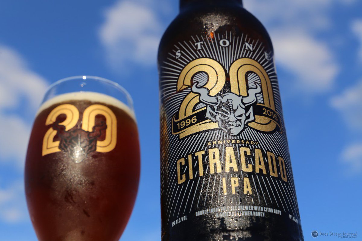 Coming to #VT soon: <a href="/StoneBrewingCo/">Stone Brewing</a> 20th Anniversary Citracado IPA! beerstreetjournal.com/stone-citracad… via <a href="/BeerSTJournal/">Beer Street Journal</a>