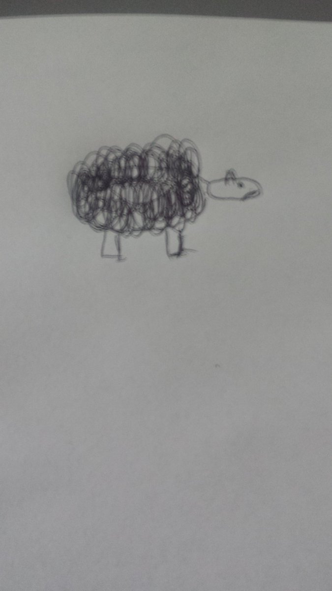 SebastianKrusck's tweet image. #HPÇCM 
#DibujameunaOvejita