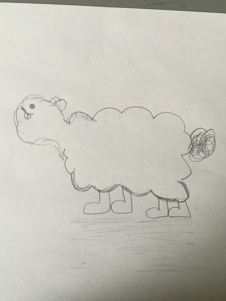 Katiapaulettehc's tweet image. #HPCCM #DibujameunaOvejita