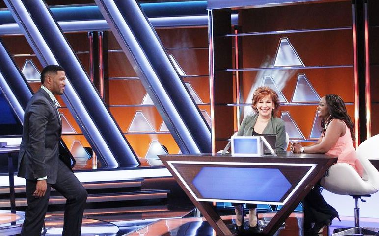 CdjAssociates's tweet photo. Pictured here with @JoyVBehar and @michaelstrahan Unforgettable experience on @PyramidABC TUNE IN ON 8/21 #TeamCdj https://t.co/3JChVQX45C