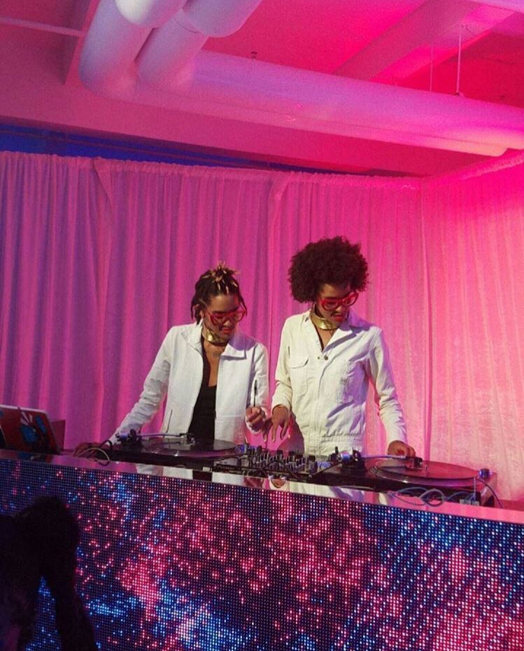 strictlyentllc's tweet photo. #CocoandBreezy on the 1's and 2's the #BET #HowToRockDenim fashion event. #StrictlyEnt https://t.co/0RZgXEjBEF https://t.co/W1HLHCRzrD