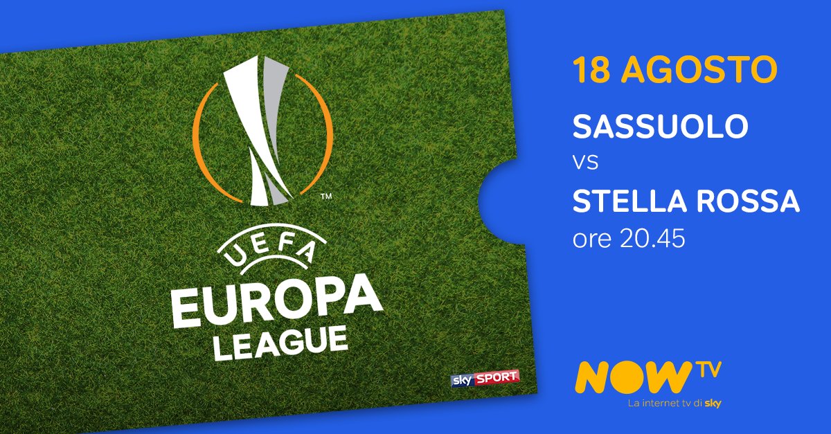 Sassuolo-Stella Rossa Streaming  Diretta Now TV, 4° turno preliminari Europa League 2016-17