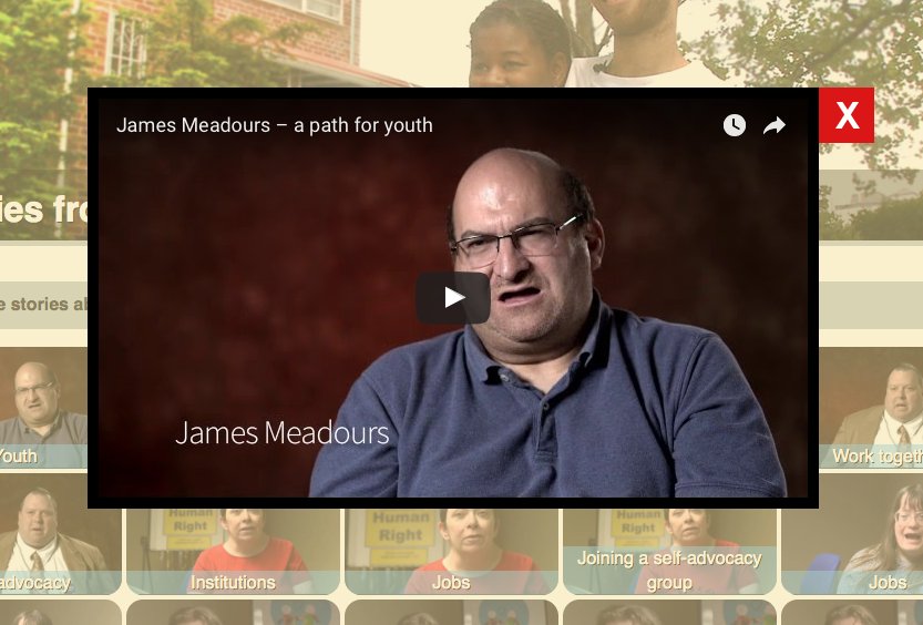 James Meadours talks about a path for youth in this new video on Self-Advocacy Online.  goo.gl/U5xLKv