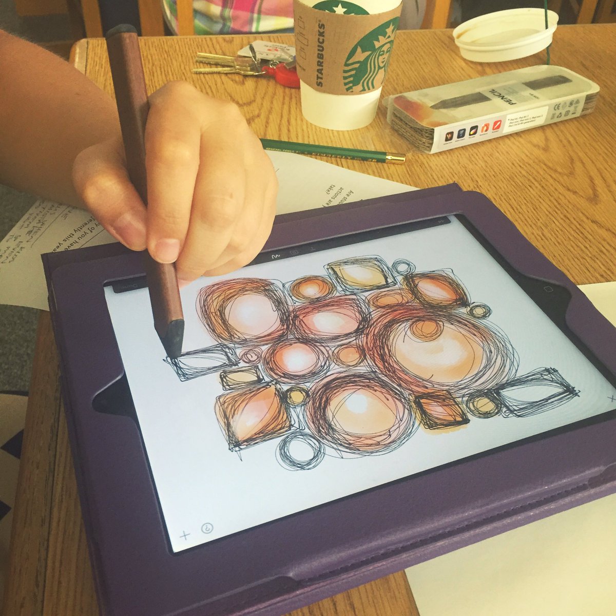 sheptonart's tweet photo. PD doodles. It's how we learn. #pisdcreatesart https://t.co/3Gf4bJZGSB