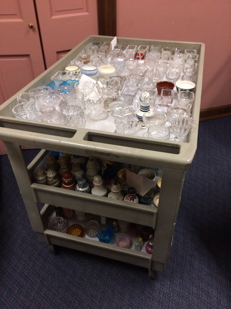 SOME of the 600+ salts in our collection #darmuseum #itweetmuseums #cullingtheherd