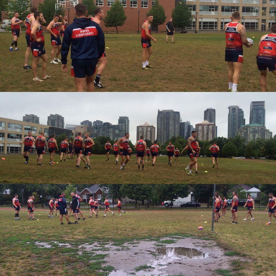 Weather may be too bad for <a href="/TourCNTower/">CN Tower / Tour CN</a> but we're not stopping <a href="/CanadaRL/">Canada Rugby League</a> @NorthWestRL #rugbyleague #GrowingOurGame
