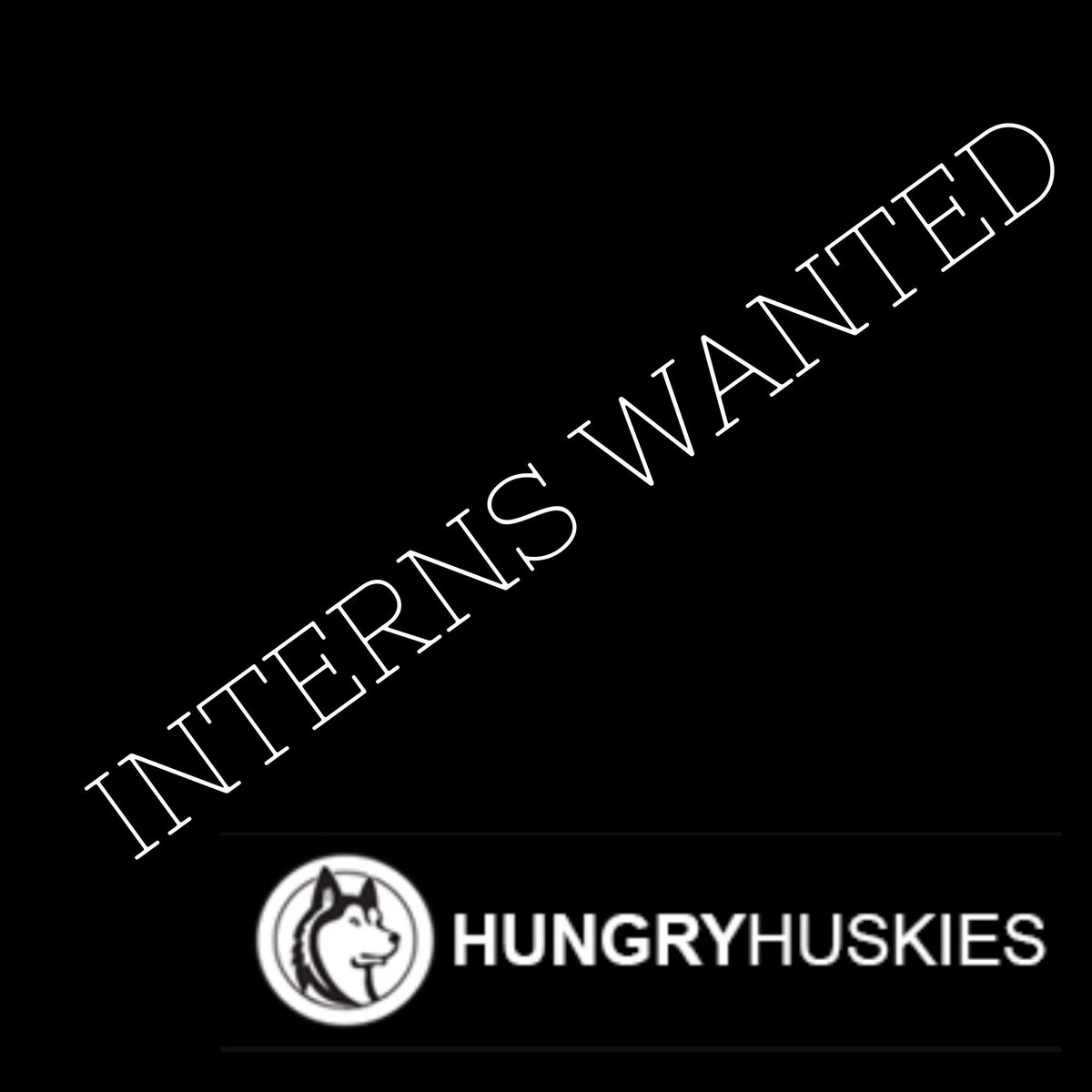 Send resume to support@hungryhuskies.com for this years internship!
