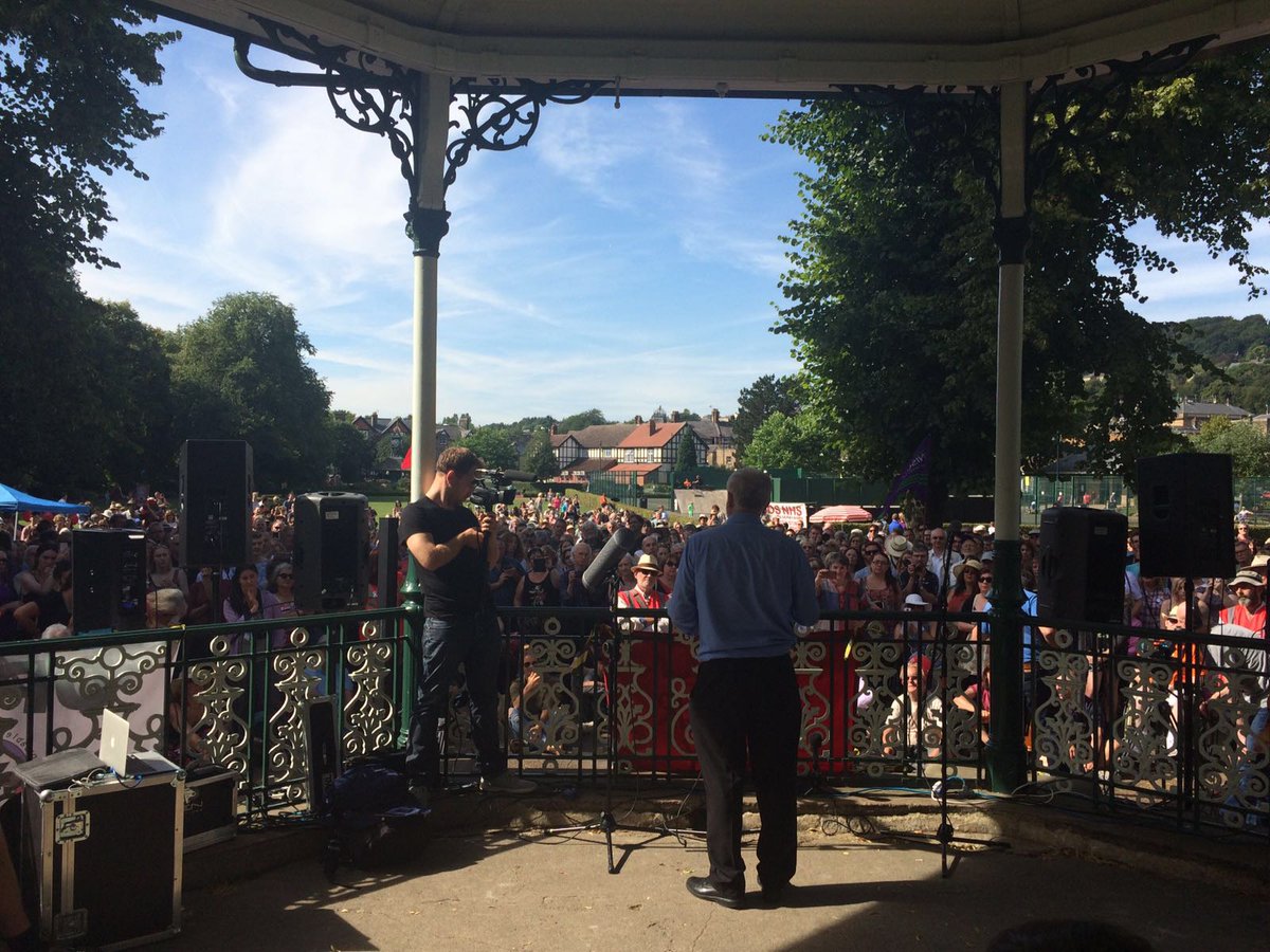 Great to take Labour's message to this lovely park in Matlock. We will create a society where no one is left behind.