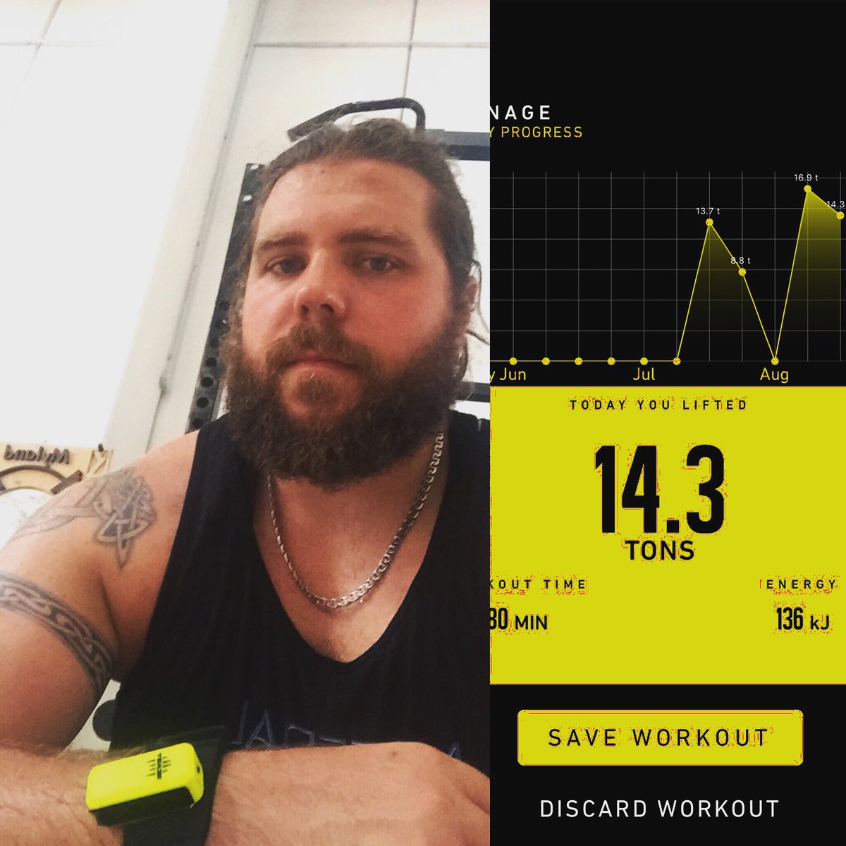 RobbyNap's tweet image. Put in a little work today with my @beastsensor.  #beastsensor #knowyourbeast  #teamsilverback #CMB #GBNB