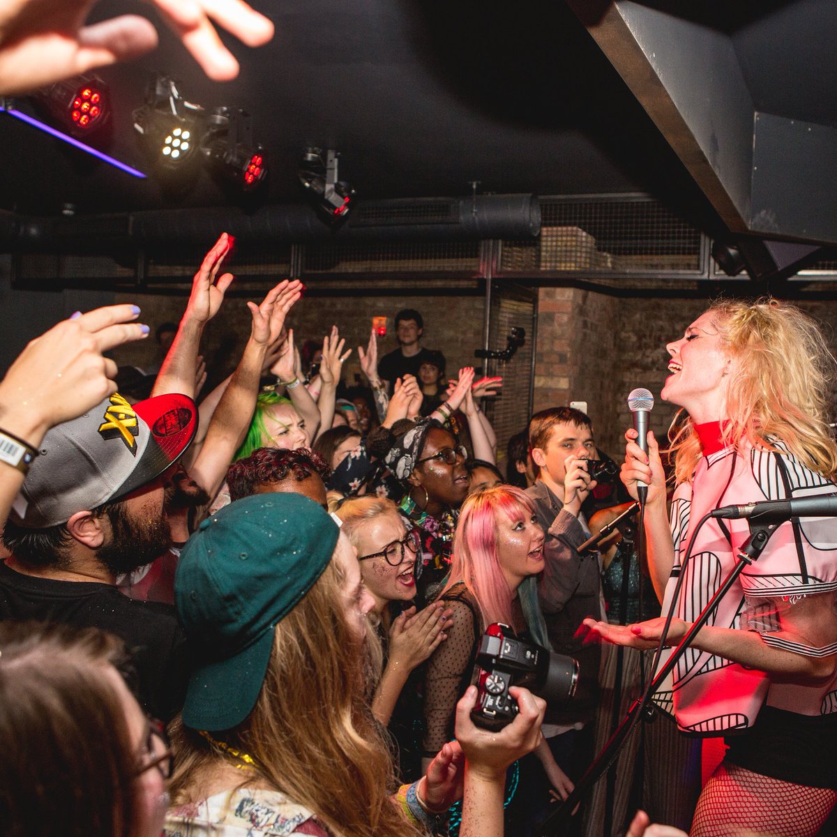 Our pal <a href="/katenash/">Kate Nash</a> last night explaining to a room packed full of lovely faces about @thesummeroflove2016.