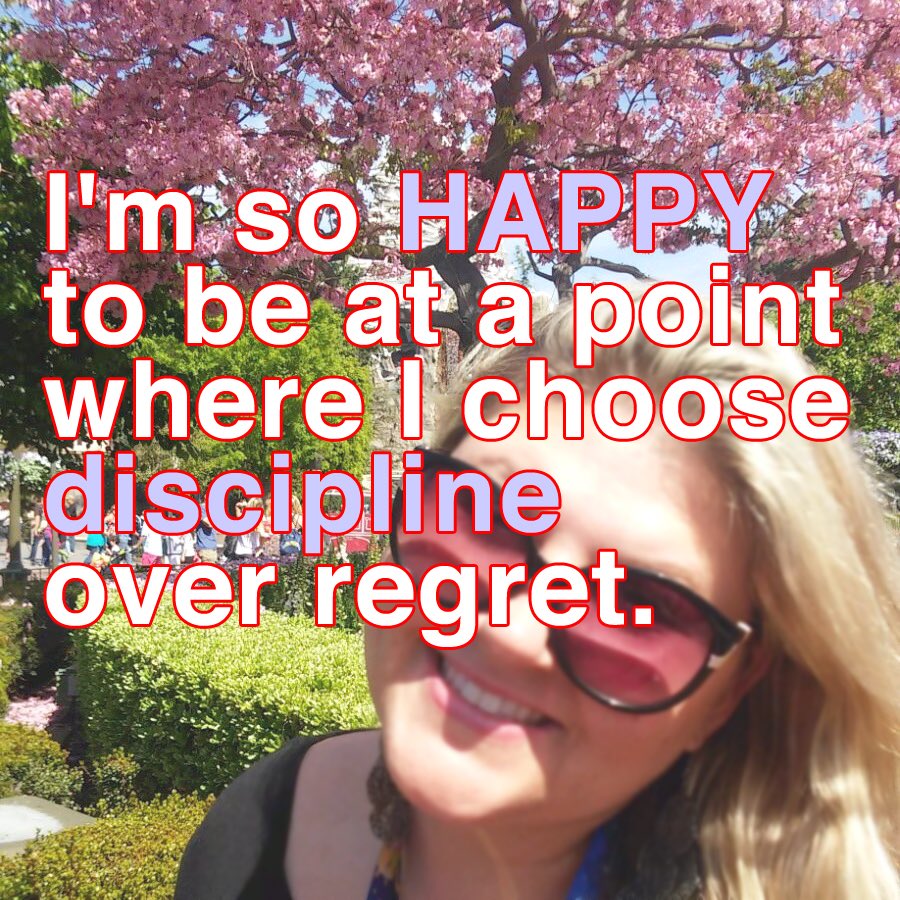 BodyLavish's tweet photo. Real #TuesdayMotivation 
Choose discipline 
               over regret = happy
#womeninbusiness https://t.co/v3lUuGV2PW