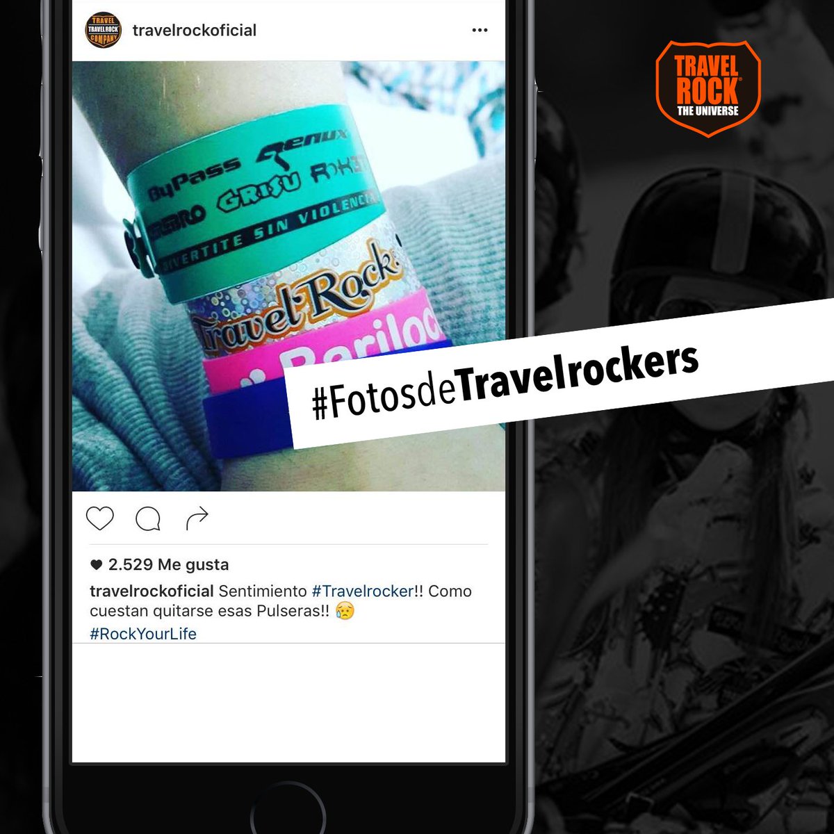 TravelRock_'s tweet photo. Sentimiento #travelrocker. Trofeo de #Bariloche... Cuánto tiempo tardaste en sacártelas? #TravelRock #RockYourLife https://t.co/ZNiIUNNwpM