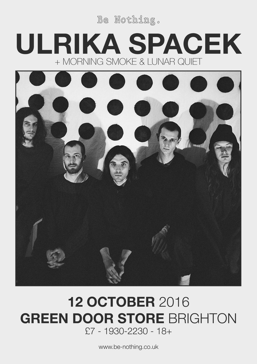 Delighted to announce that we'll playing with our faves <a href="/ulrikaspacek/">Ulrika Spacek</a> &amp; <a href="/lunarquietmusic/">Lunar Quiet</a> on the 12th of October. 🎉🎉