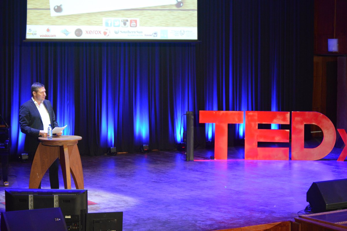TEDxUFS's tweet photo. #TEDxUFS #ImpossibleIsNothing ...
Glenn Silverman and Zenobia Louw ...
#ChangingTomorrowToday https://t.co/E477sY7KGk