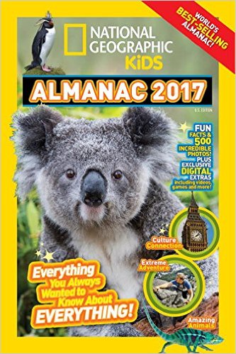 Hey_Thorne's tweet photo. Don't judge! but I still read #NationalGeographicKids Almanac from cover to cover, haven't been weaned yet! #2017ed. https://t.co/V19NfS026z