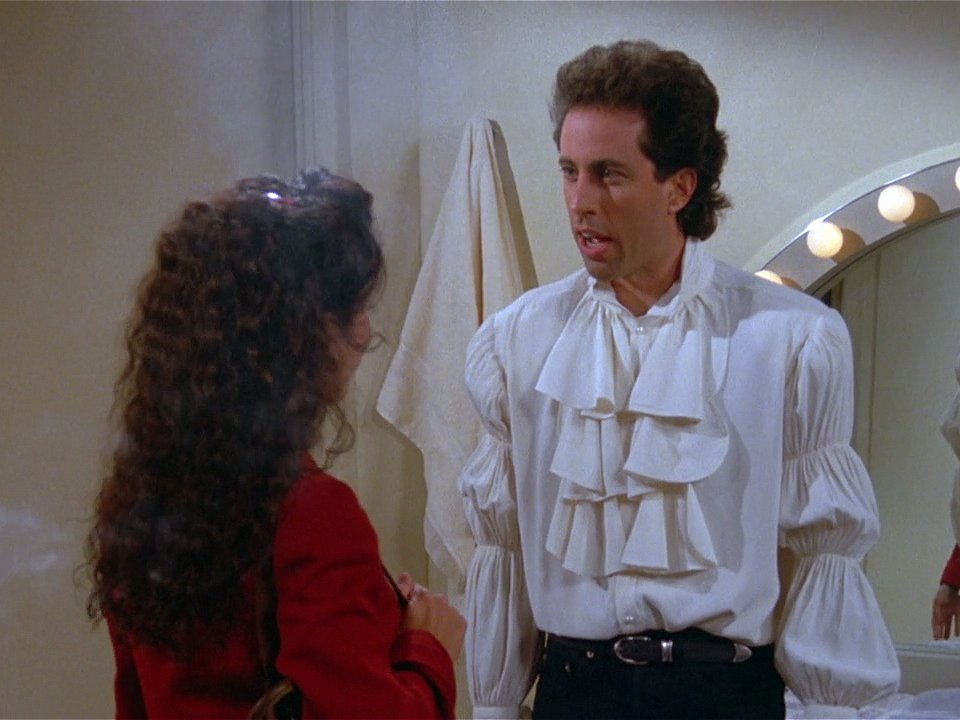 “I’ll tell you why I’m wearing it now – because the lowtalker asked me to, that’s why.” #ThePuffyShirt https://t.co/EyJPFhiUof