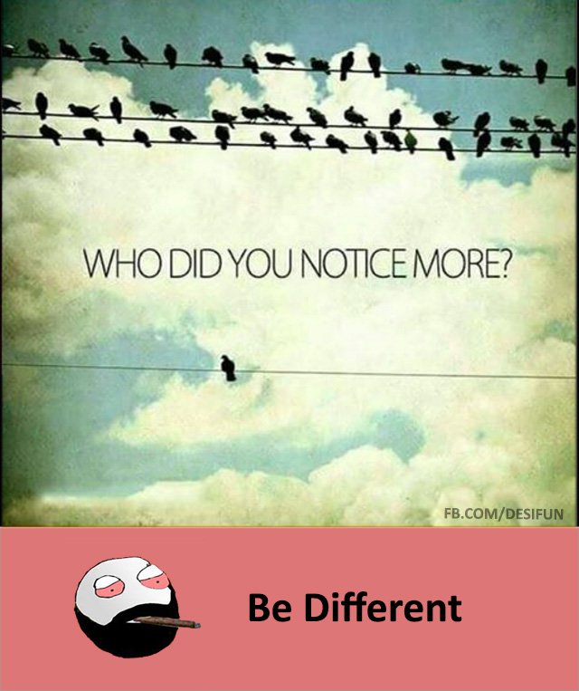 Be Different