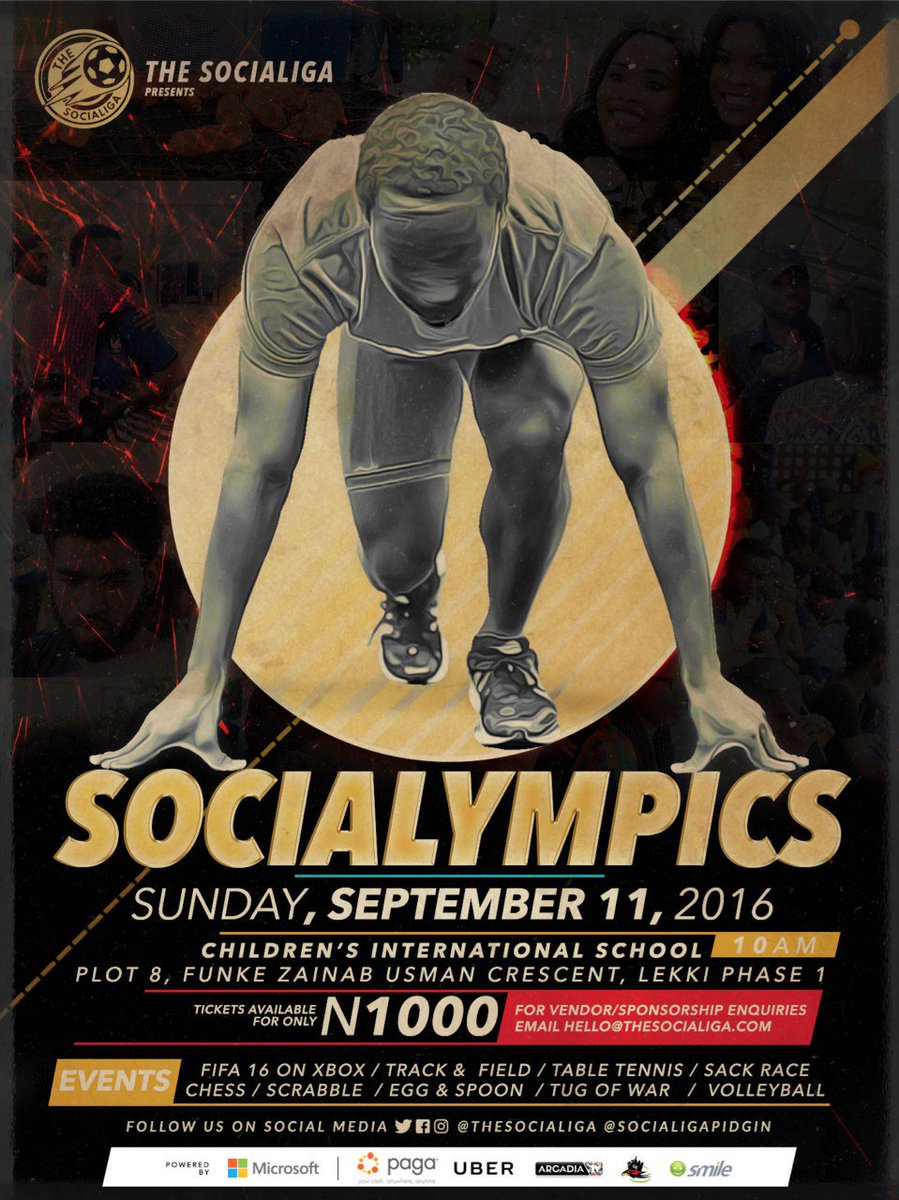 caxton_martins's tweet image. thesocialiga.com/joinateam/

You think you got what it takes? 

#SociaLympics @TheSociaLiga