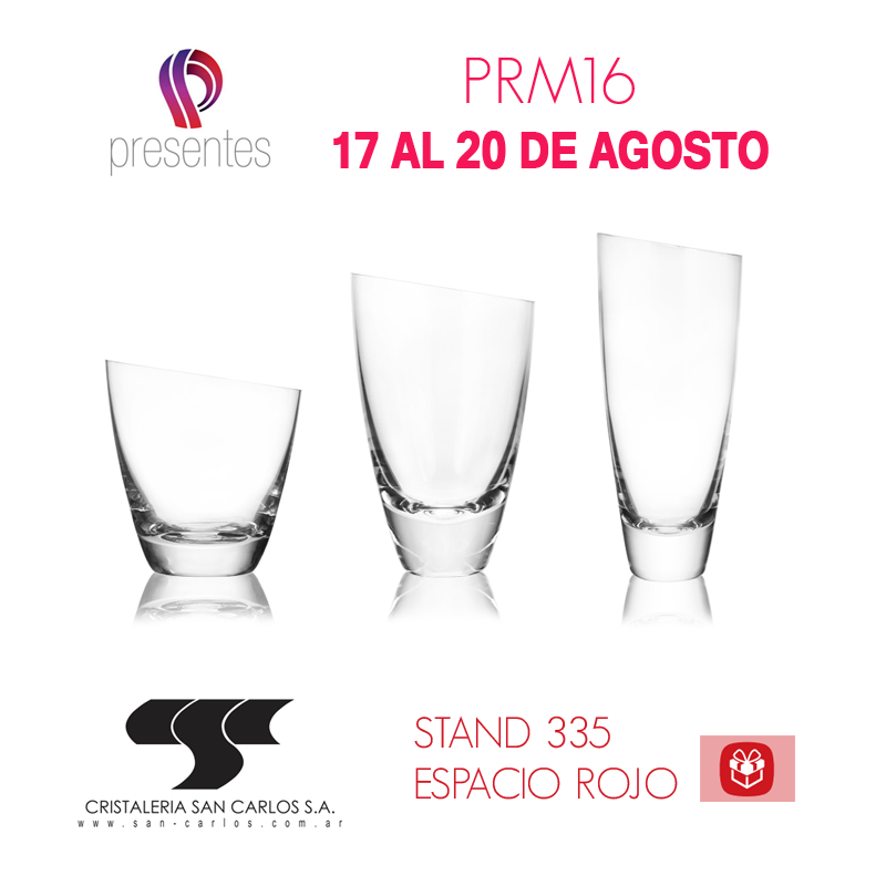 csancarlos's tweet photo. Comienza @expopresentes #PRM16
Visitanos EspacioRojo Stand L335, 17 al 20 Agosto en @LaRural_BsAs
#CristalSanCarlos https://t.co/5nzGSBrspl