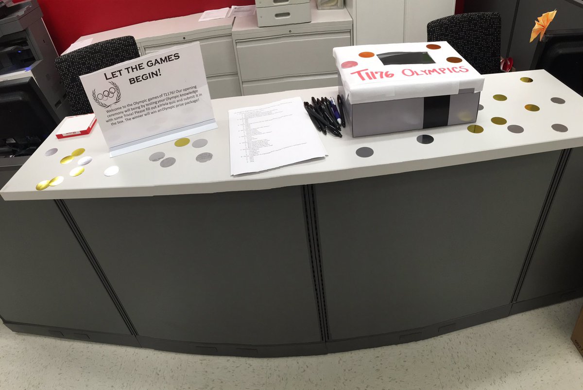 We're enjoying Olympic Trivia at 1176! The winner will be taking home their own Olympic flame (a candle!)