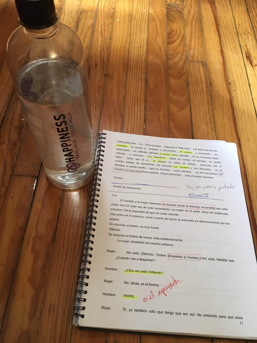 #ensayo <a href="/lacriateatro/">La Cría</a> de <a href="/carlostalancon/">Carlos talancon</a> #estreno28sep2016 <a href="/water4happiness/">Water 4 Happiness</a> <a href="/Helenico/">Centro Cultural Helénico</a>