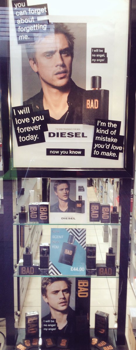 gayenf1's tweet photo. ✨New in store #Diesel #Bad for men Visit #EnfieldStore &amp; try now! #nowyouknow @stevendaytps @PalaceShopping ✨ https://t.co/qA5TwgMLWL