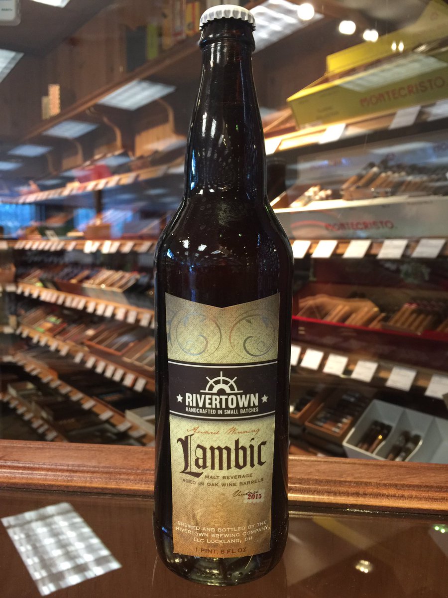 Called their 'House Funk' by Rivertown Brewery, their Lambic is aged in #OakWineBarrels. #UniversityABC