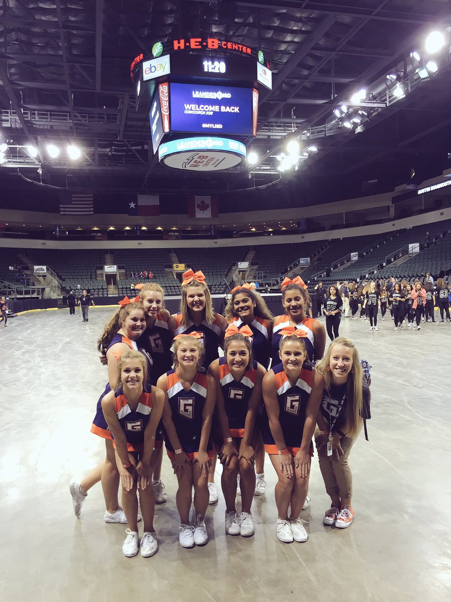 Reppin' the G at all-district convocation this morning! #PaintLeanderOrange #MyLISD #GrizzlyNation