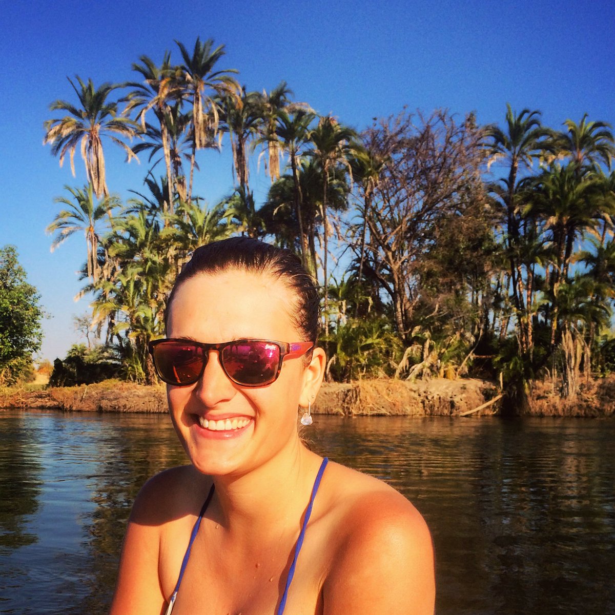 Explored the little-visited eastern #Okavango Panhandle last weekend. 6 hours + a ferry to get there! #LostInBots