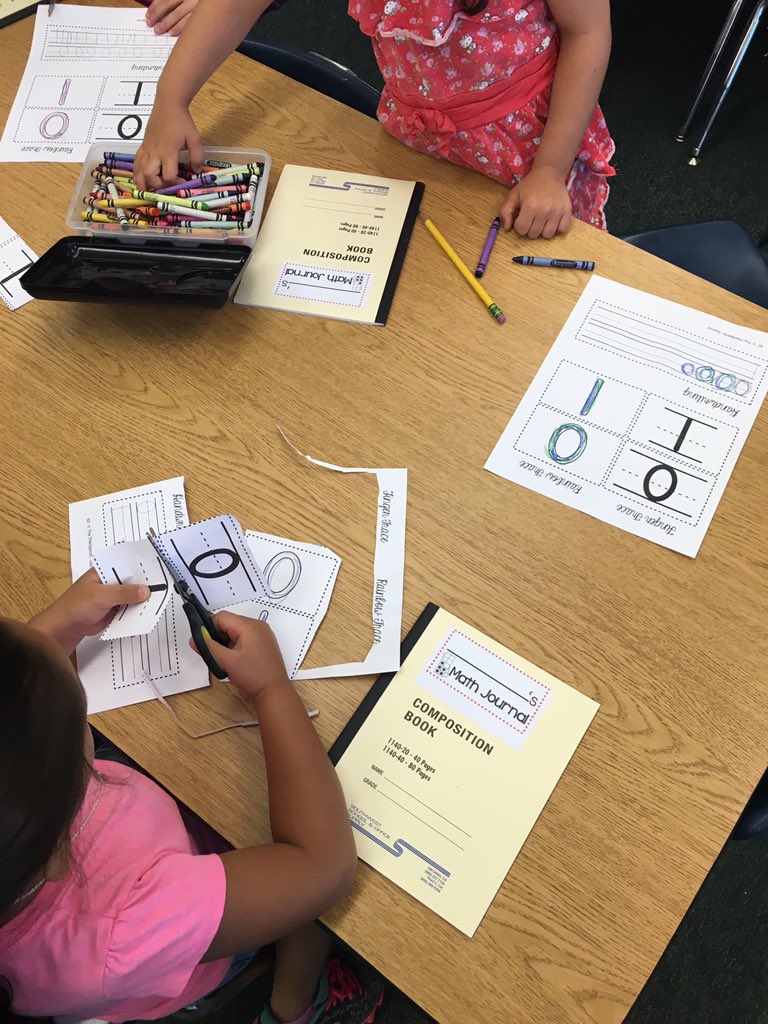 AcaciaMsH's tweet image. K4 #acaciakinders working on their first page of their interactive math notebooks! 💚🐼 #pandapride #FSDmath