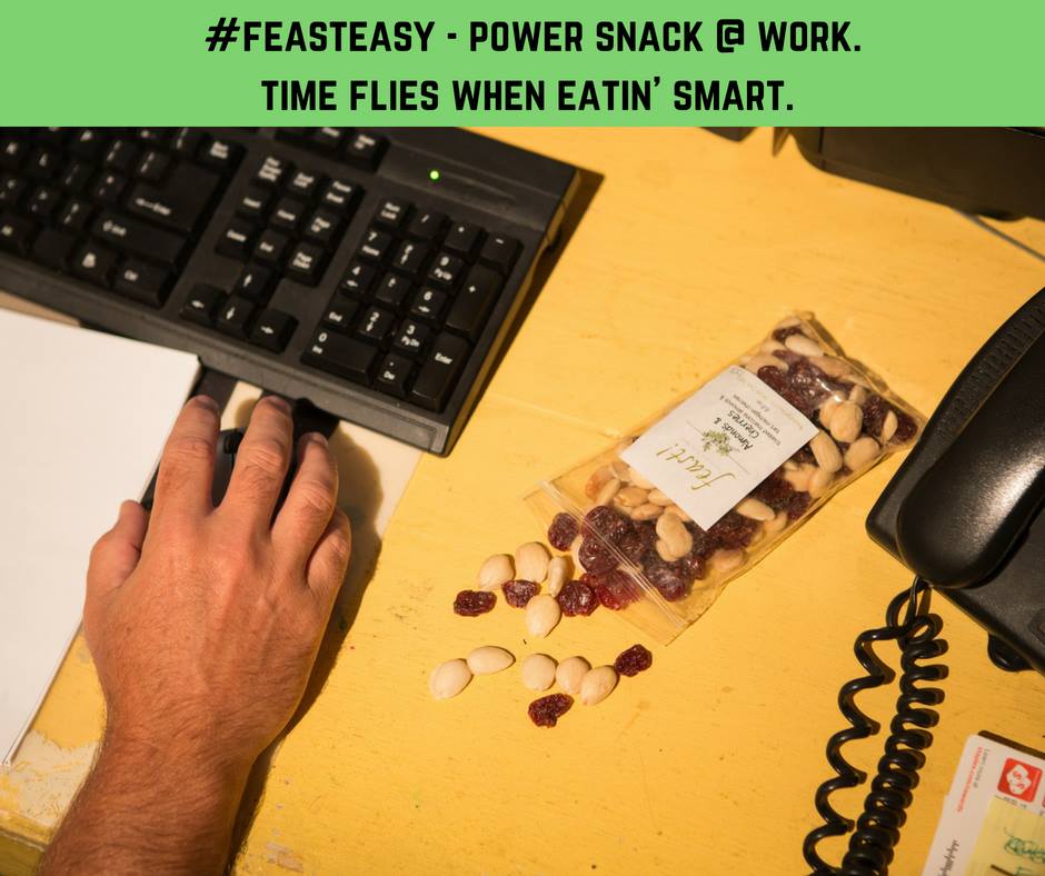 feastvirginia's tweet photo. #feasteasy Power Snack @ Work. Time flies when eatin' smart! https://t.co/p4JJGbW4sT